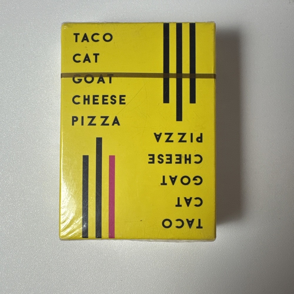 Taco Cat Goat Cheese Pizza Card Game for Family and Group Game Night‎